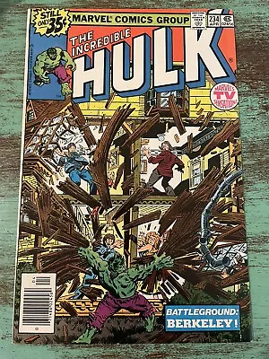 Buy Incredible Hulk #234 VF+ 8.5 Newsstand 1st App Of Quasar Marvel 1979 • 21.72£