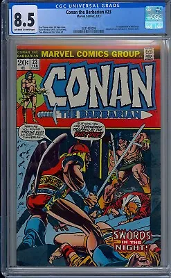 Buy Cgc 8.5 Conan The Barbarian #23 1st Appearance Red Sonja 1973 • 233.41£