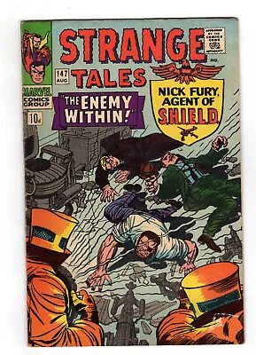 Buy STRANGE TALES #147 (DR Strange / Nick Fury SHIELD)  Kirby 1966 VG+ Condition • 11.99£