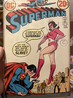 Buy Superman No 261. Nick Cardy  Dominatrix Cover. Star Sapphire. VG  1973 DC Comic  • 59.99£
