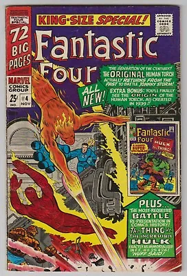 Buy L8830: Fantastic Four Annual #4, Vol 1, F/f+ Condition • 52.77£