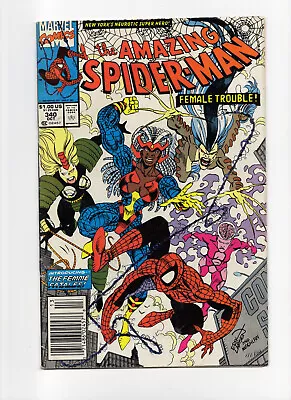 Buy The Amazing Spider-Man #340 1st App Femme Fatales Marvel Comics 1990 • 4.73£