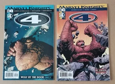 Buy Marvel Knights 4 Issues 2 + 10, Fantastic Four, 2004, Near Mint • 1.40£