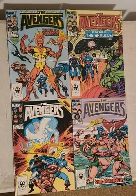 Buy Avengers 258-259 & 261-262 Set (Captain America  Firelord Nebula) • 6.99£