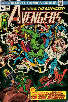 Buy Avengers (1963) # 118 UK Price (5.0-VGF) Defenders 1973 • 18£