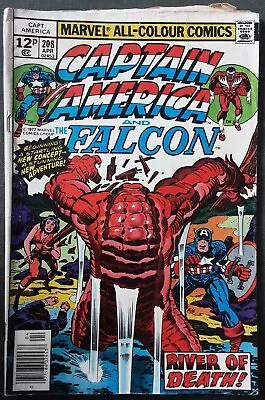 Buy Captain America And The Falcon #208 1977, VG- • 3£