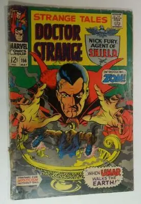 Buy Strange Tales #156 May 1967 Doctor Strange Nick Fury Shield Jim Steranko Good + • 7.49£