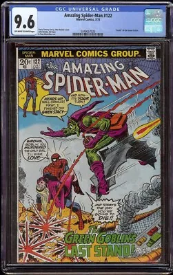 Buy Amazing Spider-Man # 122 CGC 9.6 OW/W (Marvel, 1973) Death Of Green Goblin • 1,604.54£