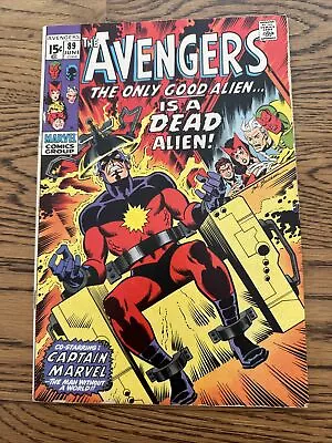Buy Avengers #89 (Marvel Comics 1971) Kree-Skrull War Storyline Part 1 Sal Buscema • 19.73£
