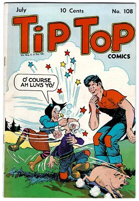 Buy TIP TOP COMICS #108 In FN+ A United Feature 1945 Golden Age Comic W/ Lil' Abner • 29.25£