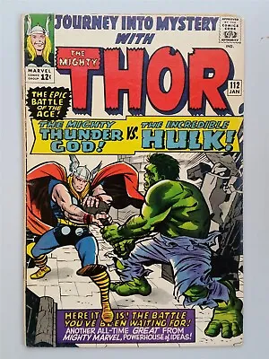 Buy Thor Journey Into Mystery #112 Vg/fn (5.0) January 1965 Marvel Comics ** • 159.99£
