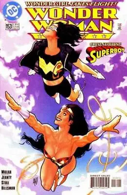 Buy Wonder Woman (1987) # 153 (7.5-VF-) Adam Hughes Cover, Superboy 2000 • 10.80£