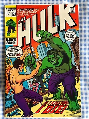 Buy Incredible Hulk 130 (1974) Hulk Vs Banner • 11.99£