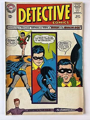 Buy Detective Comics #327 Dc Key Issue 1st Elongated Man 1964 1st New Look Batman • 25.34£