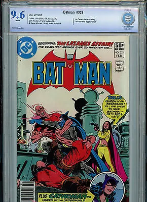 Buy Batman #332 CBCS 9.6 NM+ 1981 Catwoman Solo Story Talia DC Comic B16 • 236.80£
