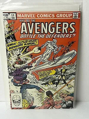 Buy The Avengers King-Size Annual #11 Marvel Comics Boarded • 3.94£