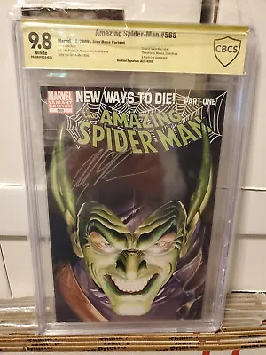 Buy Amazing Spider-Man #568 Alex Ross Variant CBCS 9.8 Signed By Alex Ross • 241.28£