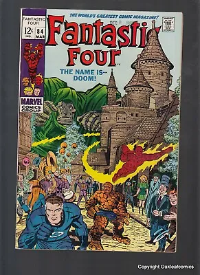 Buy Fantastic Four  84 Marvel Comic Book MCU 1969 VF-NM • 118.26£