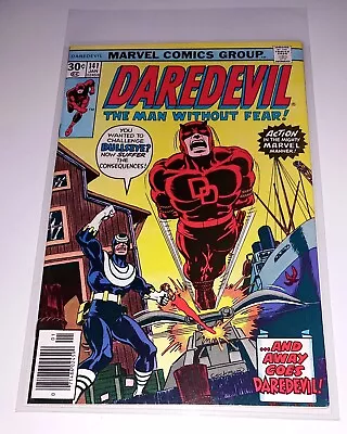 Buy Daredevil 141 (1977) Marvel Comics 3rd Appearance Bullseye Cent Copy Mylite 2 • 12£