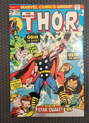 Buy The Mighty Thor #239 (1975) 1st App Heliopians! • 11.89£