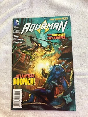 Buy Aquaman #23A Pelletier (Oct 2013, DC) VF+ 8.5 • 2.40£