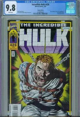 Buy Incredible Hulk #426 Cgc 9.8, 1995, Deluxe Edition, Nick Fury, Hal Jordan • 70.45£