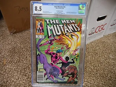 Buy New Mutants 16 Cgc 8.5 CANADIAN Price Variant Marvel 1983 WP 1st Thunderbird II • 39.42£