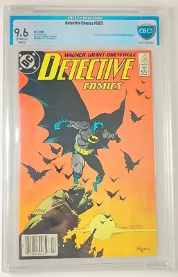 Buy Detective Comics #583 CBCS 9.6 Newsstand 1st Ventriloquist Scarface NM+ CGC 1988 • 356.21£