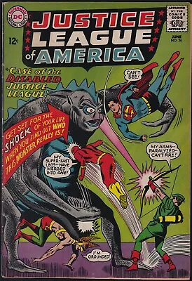 Buy DC Comics JUSTICE LEAGUE Of AMERICA #36 1965 Solid Mid-Grade! • 9.49£