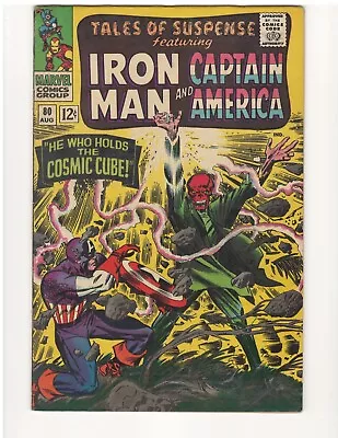 Buy TALES OF SUSPENSE 80!! Iron Man & Captain America! The COSMIC CUBE!!!! • 23.83£