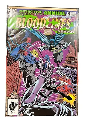 Buy DETECTIVE COMICS ANNUAL # 6 (BLOODLINES, BATMAN, 1993) Poly Sealed With Backing • 7.88£