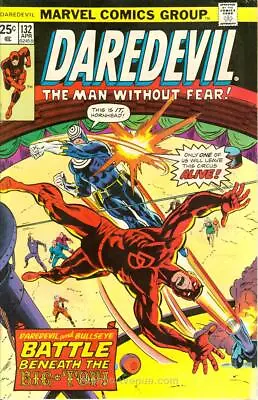 Buy Daredevil #132 (with Marvel Value Stamp) VG; Marvel | Low Grade - Bullseye - We • 34.78£