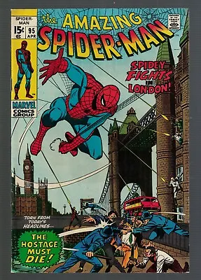 Buy Marvel Comics Amazing Spiderman 95 7.5 VFN- Avengers 1971 Fights In London  • 219.99£