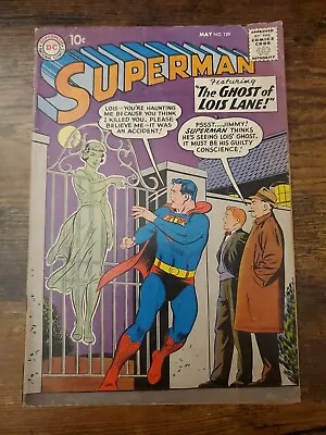 Buy DC COMICS Superman #129 - 1st Appearance Of Lori Lamaris (DC, 1959) Good • 55.97£