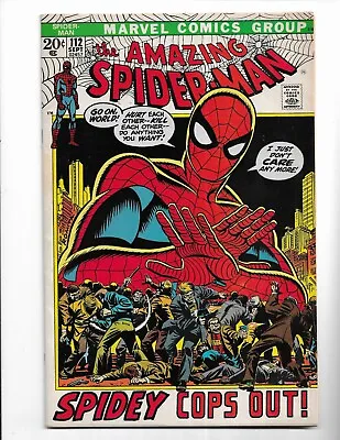 Buy Amazing Spider-man 112 - F- 5.5 - Doctor Octopus - Gwen Stacy (1972) • 26.86£
