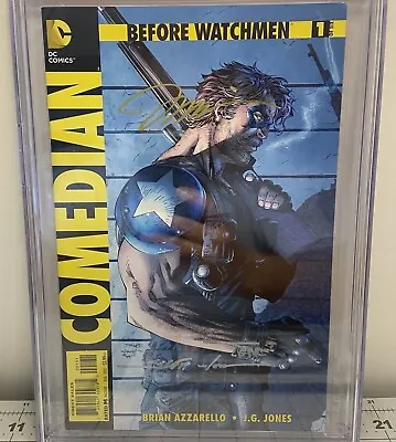 Buy Before Watchmen: Comedian #1 Cgc Ss 9.8 1:200 3x Signed Lee, Sinclair & Williams • 254.92£