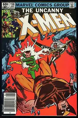 Buy Uncanny X-Men #158 Marvel 1982 (NM-) 1st Rogue In X-Men! NEWSSTAND! L@@K! • 30.18£