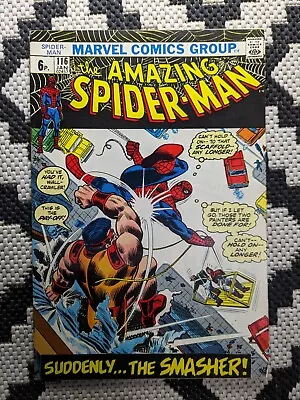 Buy THE AMAZING SPIDER-MAN #116, GREAT JOHN ROMITA ARTWORK,  6P Issue • 18.99£