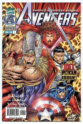 Buy Marvel Comics The Avengers Earth's Mightiest Heroes #1 Nov 1996 Bag Boarded NEW • 3.99£