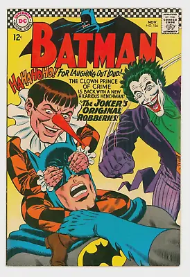 Buy Batman #186 VFN+ 8.5 Versus Joker And Gaggy • 169£