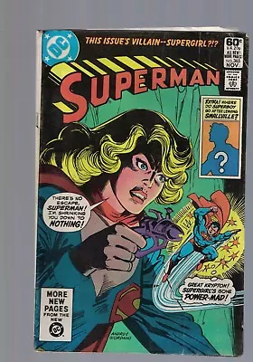 Buy DC Comics Superman No 365 November 1981 60c USA Supergirl Appearance • 4.99£