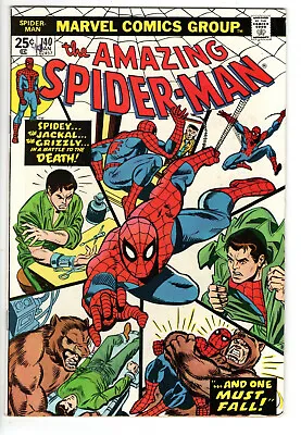 Buy Amazing Spider-man #140 (1975) - Grade 7.0 - Mark Jeweler's Insert Variant! • 63.96£