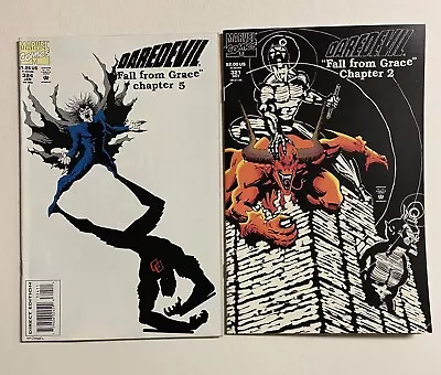 Buy DAREDEVIL   #321  ( 1st Black Armor Suit  )  ,   #324   :  FALL FROM GRACE • 4.83£