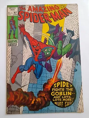 Buy Amazing Spider-Man #97 June 1971 VGC/FINE 5.0 Drug Addiction Plot • 44.99£