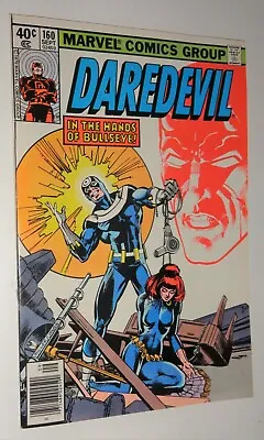 Buy Daredevil #160 Frank Miller  Bullseye Black Widow 9.0/9.2 Newstand 1979 • 96.97£