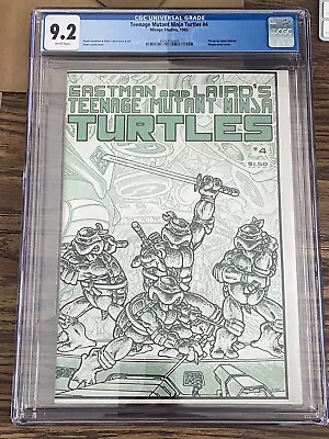 Buy Teenage Mutant Ninja Turtles #4 Mirage Studios 1985 CGC 9.2 First Printing TMNT • 205.55£