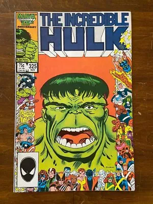 Buy INCREDIBLE HULK #325 (Marvel, 1962) VF Anniversary Cover • 9.61£