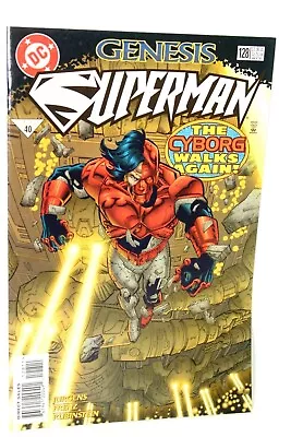 Buy Superman #128 Genesis Cyborg Walks Again Dan Jurgens 1997 Comic DC Comics F/F+ • 1.31£