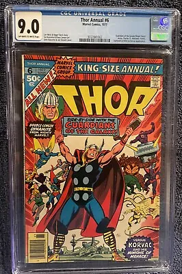 Buy 1977 Marvel Comics Thor Annual #6 CGC 9.0 Guardians Of The Galaxy • 47.49£