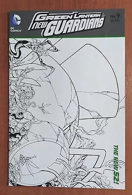 Buy Green Lantern New Guardians #9 - DC Comics Variant Cover 1st Print 2011 Series • 6.99£